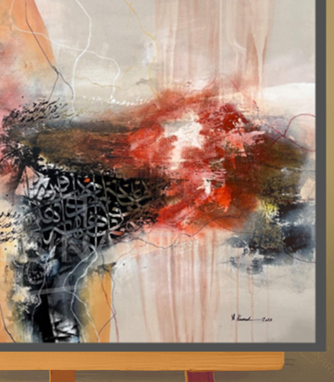 Passion 3 - Tableau original signé par l'artiste Abdelkader K.